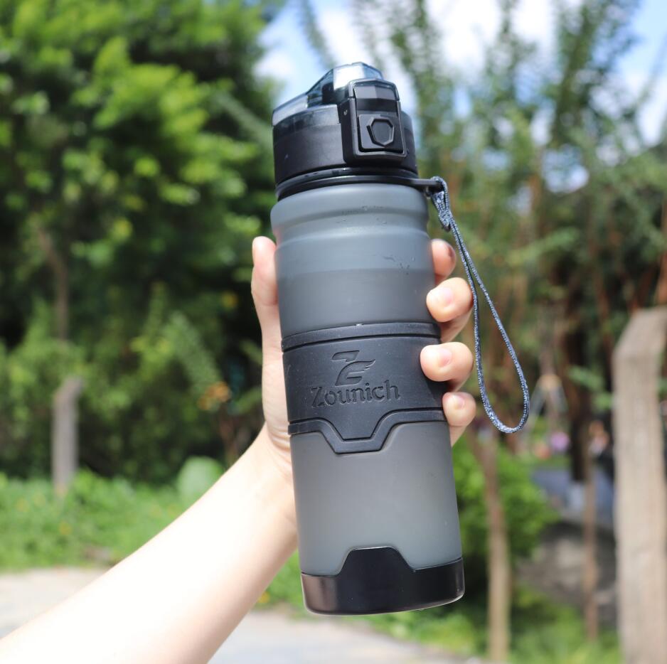 Buy gray ZOUNICH Protein Shaker Portable Water Bottle Leakproof