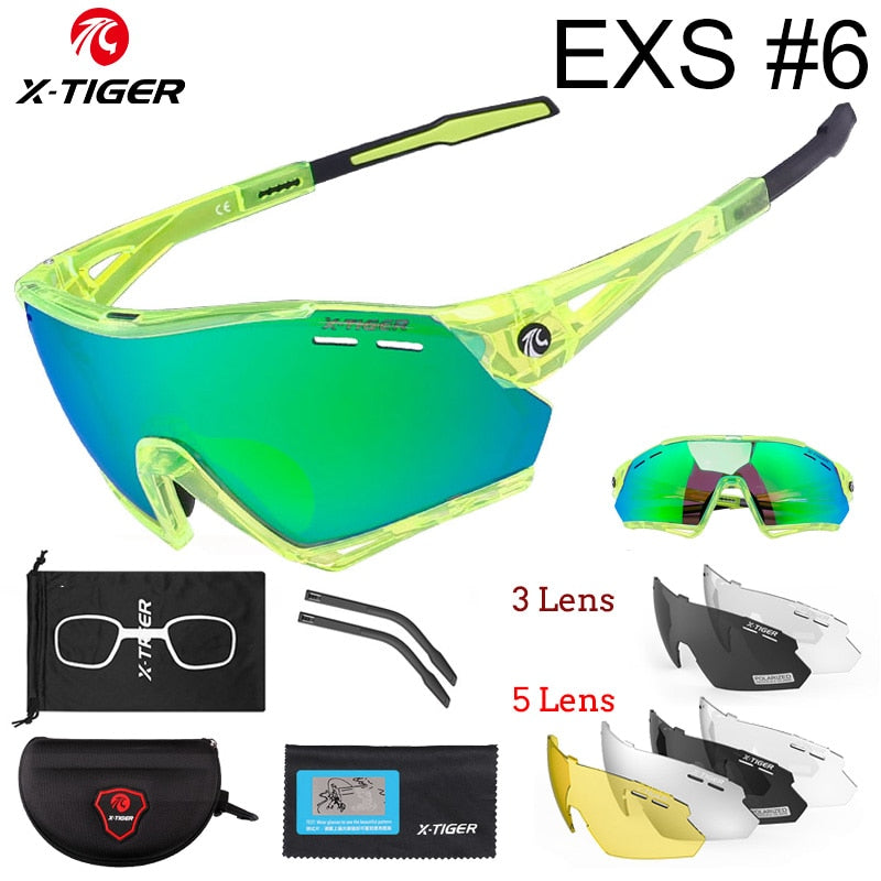 X-Tiger Polarized Photochromic Cycling SunglassesX-Tiger Polarized Photochromic Cycling Sunglasses