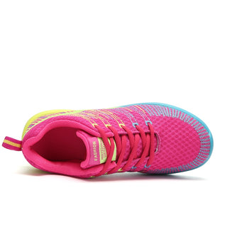 Breathable Hollow Lace-Up Lightweight Running Shoes for Women