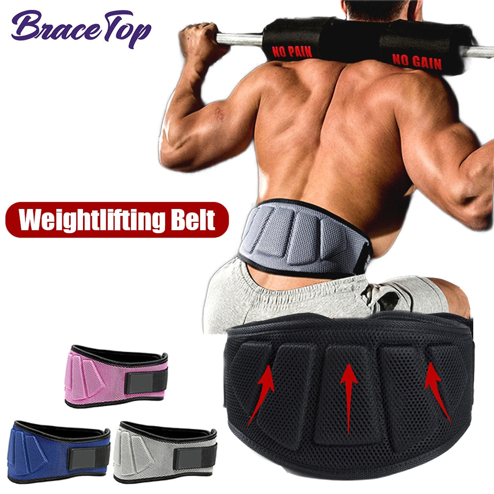 BraceTop Weightlifting Belt Bodybuilding Musculation Gym Belt Fitness