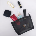 Transparent Mesh Makeup, Toiletry & Wash gym Bags