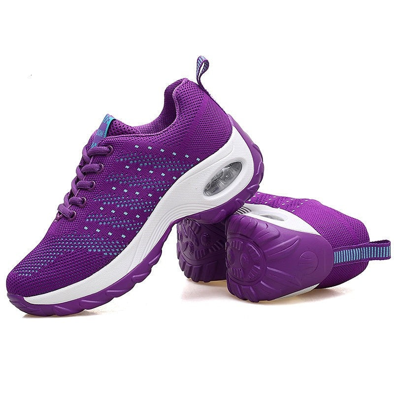 Microfiber Mesh Running shoes for women Light jogging shoes 
