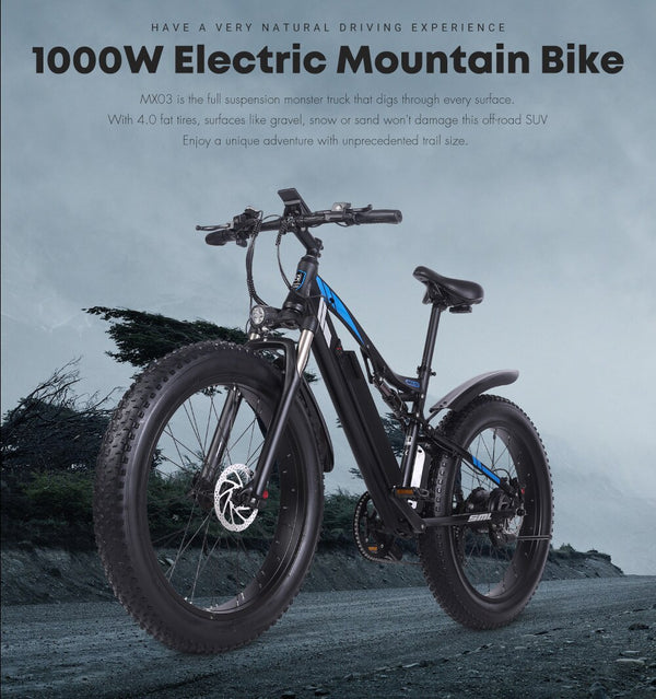 Shengmilo MX03 Powerful Electric Mountain e- Bike | Free delivery