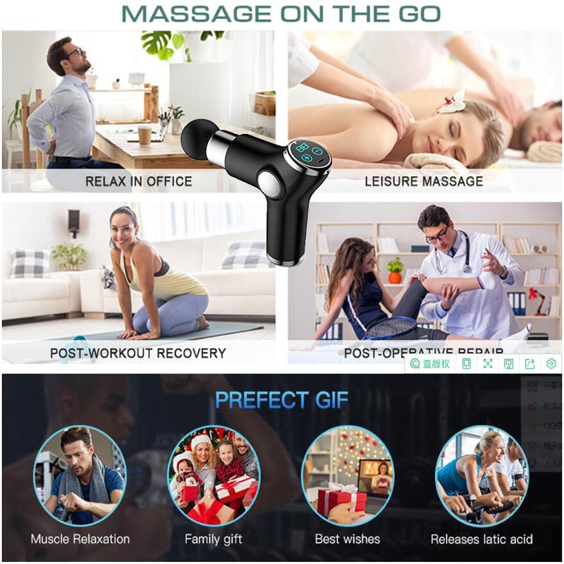 32 Speed Deep Tissue Percussion Massage Gun   