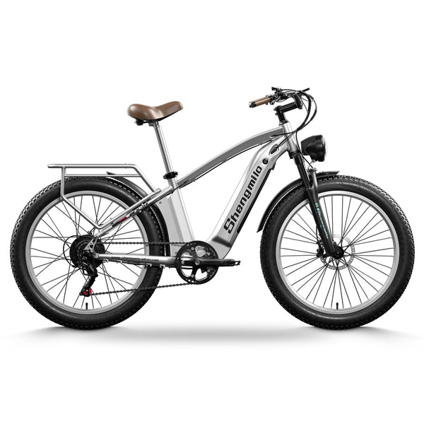 Shengmilo MX04 Adult Mountain Electric Bike 500w 26&quot; Fat Tyre Bicycle 48Ｖ15Ah Oil Brake  Ebike MTB 40km\H