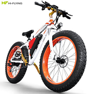  Powerful 26inch fat tire 1000w 48V 13AH E bike WITH 7 levels PAS system and LED meter