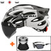 Ultralight Cycling Safety Helmet  Taillight Helmet with Removable Lens