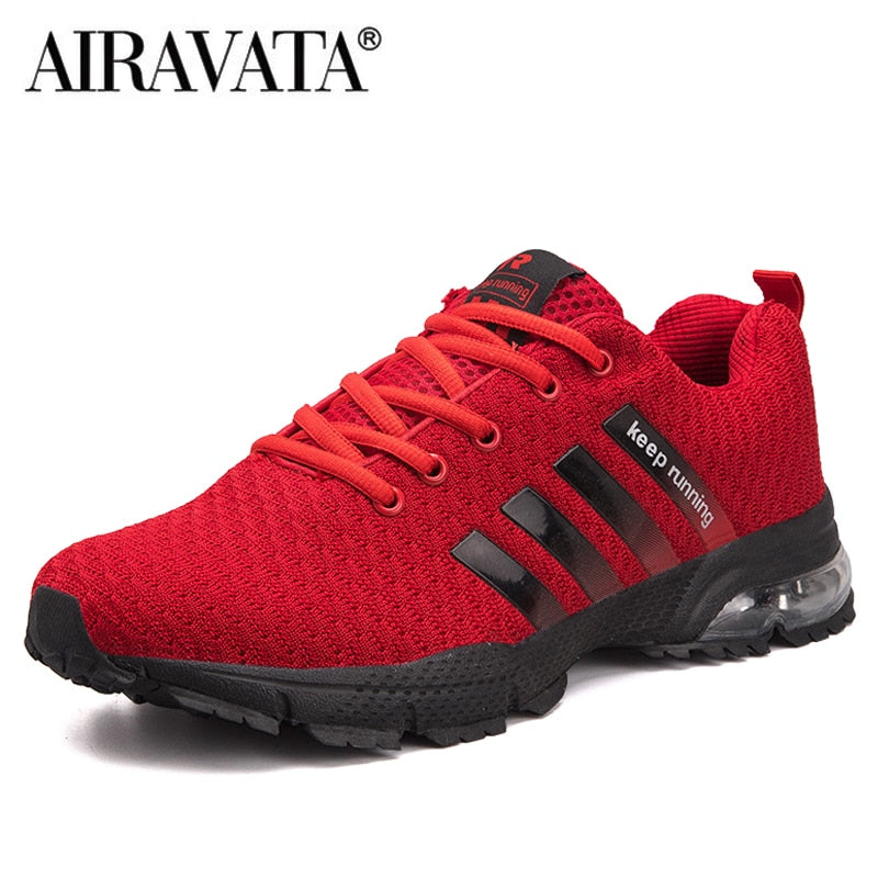 Breathable Air Cushion Canvas Running Shoes for Men - 0