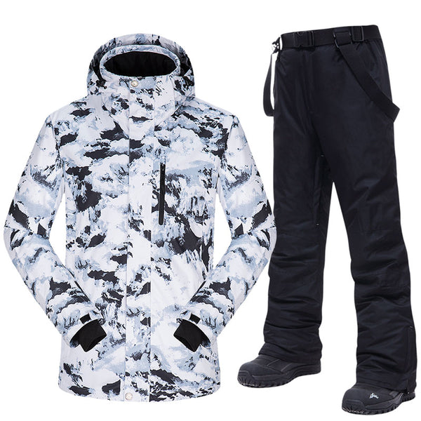 Ski Suit Men Winter Warm Windproof Waterproof Outdoor Sports Snow 