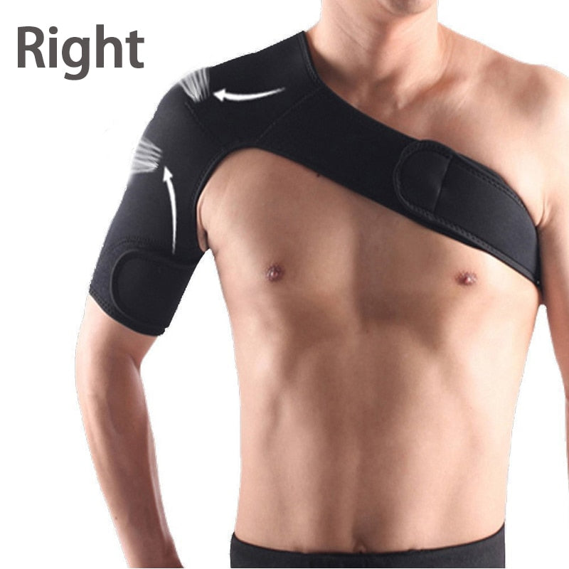 Adjustable at chest and bicep Shoulder Support Bandage and Protector Brace 