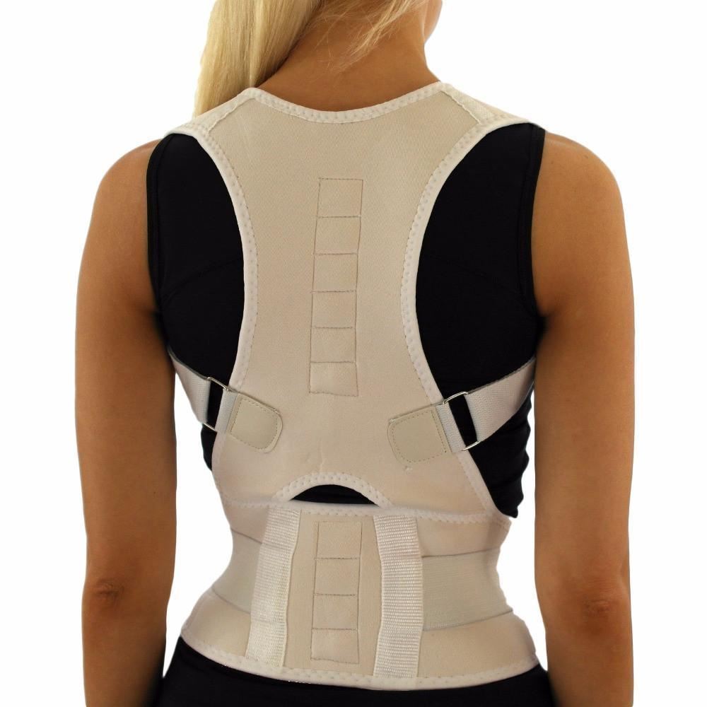  Magnetic Back Posture Corrector brace with adjustable Shoulder straps 
