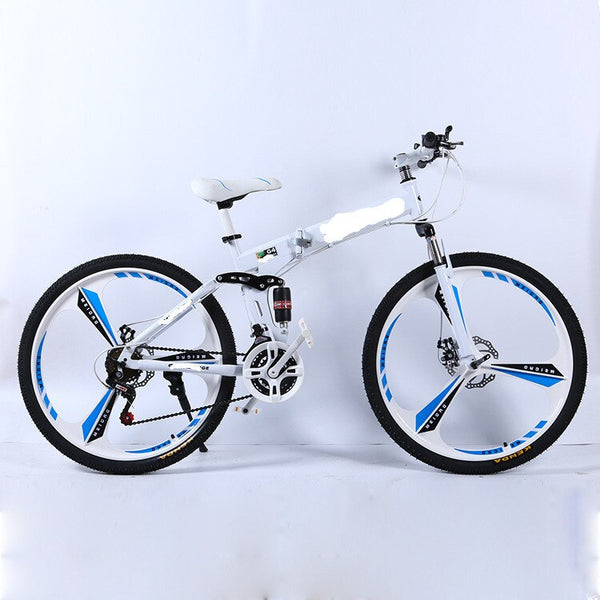 26 Inch Carbon Fiber Mountain Bike 21 Speed Aluminum rims Double Brake