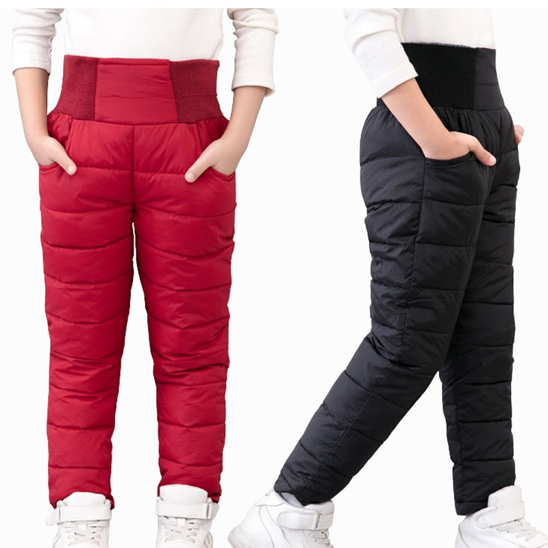 Cotton Padded Thick waterproof Winter sports Pants  