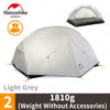 Naturehike Mongar 2-3 Person Ultralight Waterproof Nylon Camping Tent 15D 