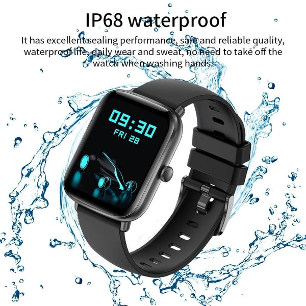 2022 New Bluetooth Heart Rate Monitor Smart Watch Men Full Touch Dial