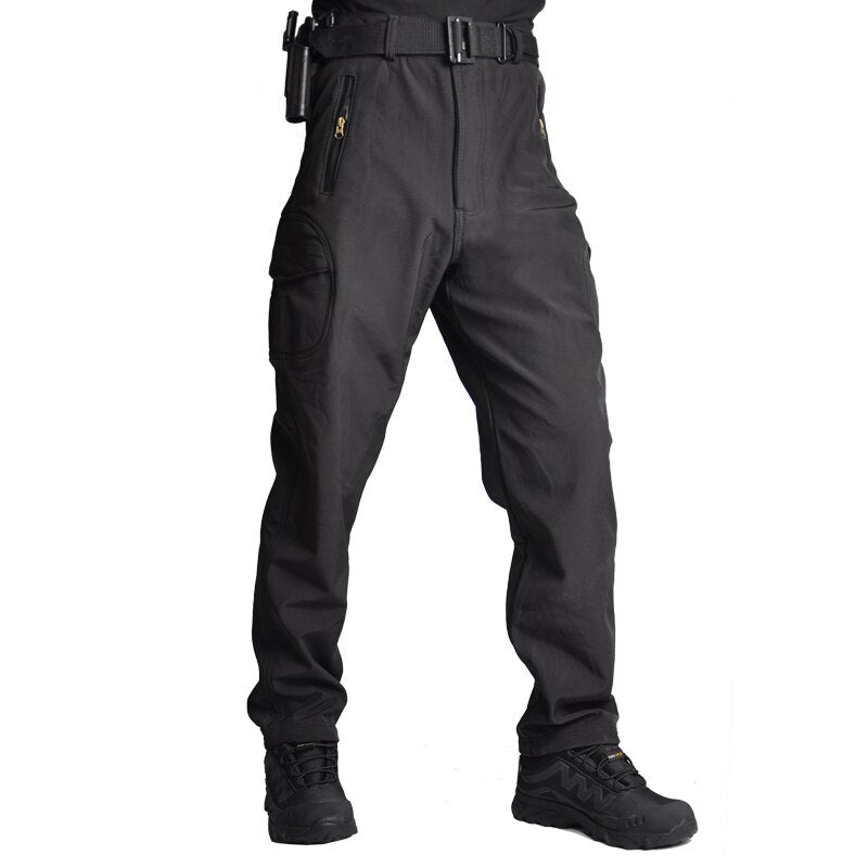 Buy black-pants Waterproof Windbreaker Tactical Jacket &amp; pants set for Men