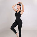 Elegant Sporty Jumpsuit For Yoga and Fitness. Overalls Gym, yoga and Pilates Workout Clothes for Women Mayan Pilates Active Wear White