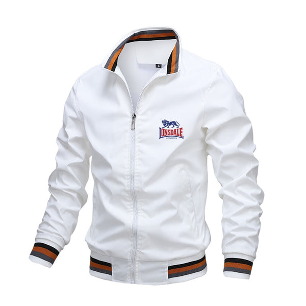 LONSDALE Men's Casual  Aviator Stand Collar Jacket Slim Baseball High Quality Jacket