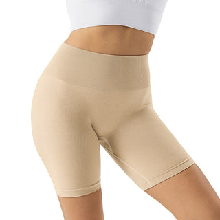 Buy beige Seamless Breathable Hip-lifting Pro Shorts for Woman