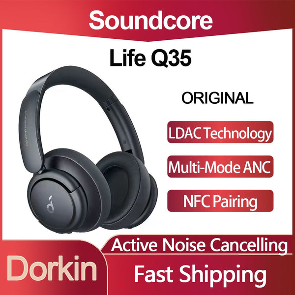 Original Soundcore Life Q35 Wireless Headset Active Noise Cancellation