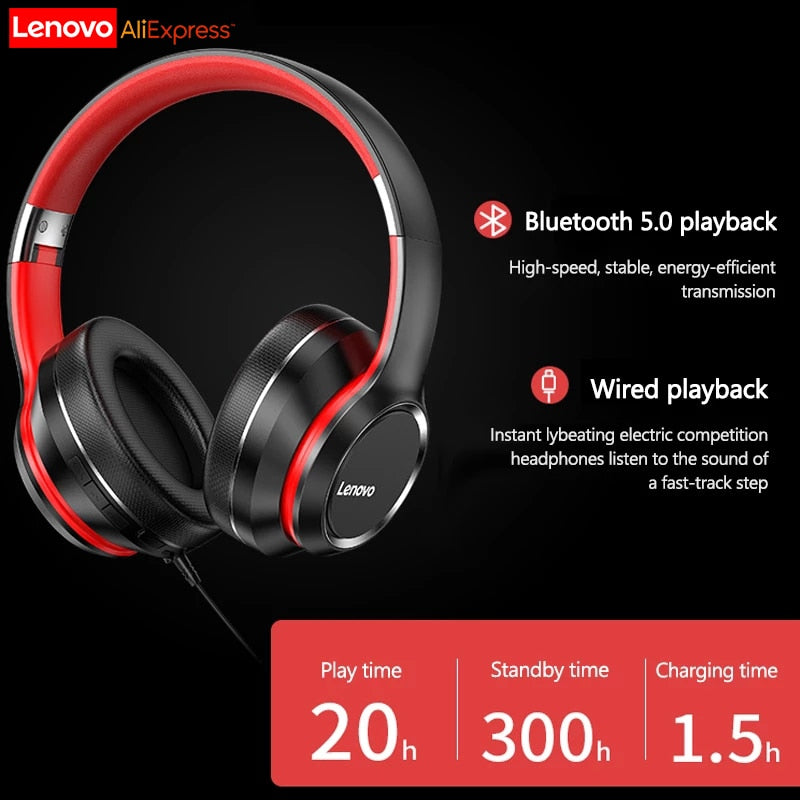 Lenovo HD200 TWS Bluetooth Wireless Headphones with Noise Cancellation technology-5