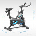  Spinning Bike,  double triangle frame Indoor Silent Exercise Bike with mute belt transmission