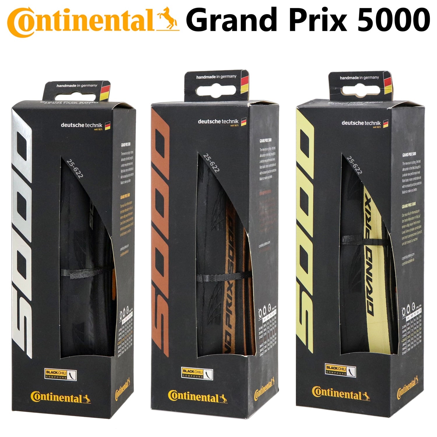1Pair Continental Grand Prix GP 5000 700 x25C28C Road Bike Tire 