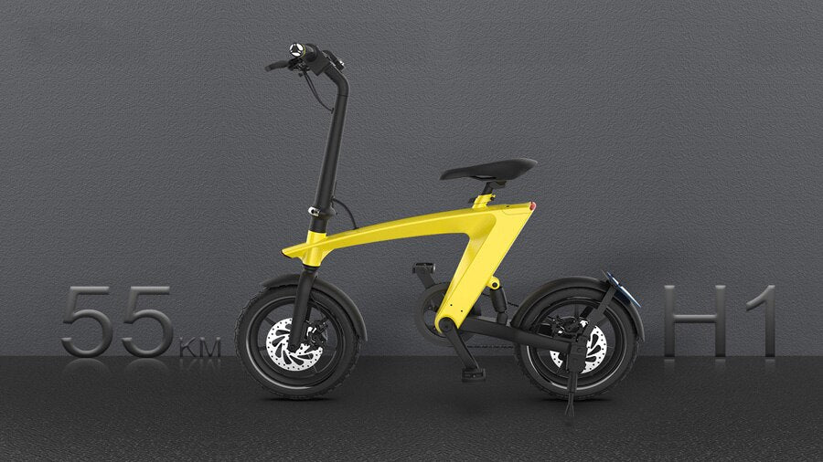Compra h1-yellow 2021 Newest Version HX H1 Mini E-Bike 36V 250W Riding/ Electric Bike with Rear Spring shock Absorber