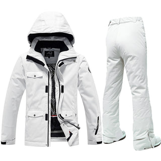 -30 Degree Ski Suit for Women  Warm Waterproof Jackets and Pants Ski set for Women