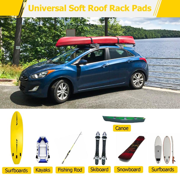 Universal Car Roof Soft Rack Pads for Kayak/Sup/Paddleboard/