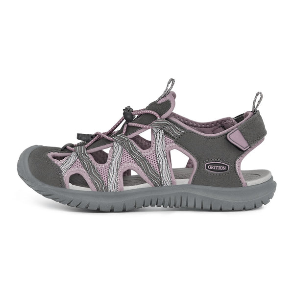 GRITION Closed Toe Hiking Non - Slip Sandals for Ladies 