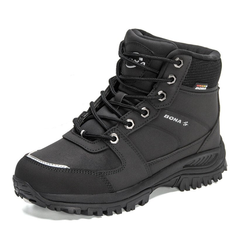 BONA Winter Nubuck Leather and Microfiber warm Snow Boots for Women