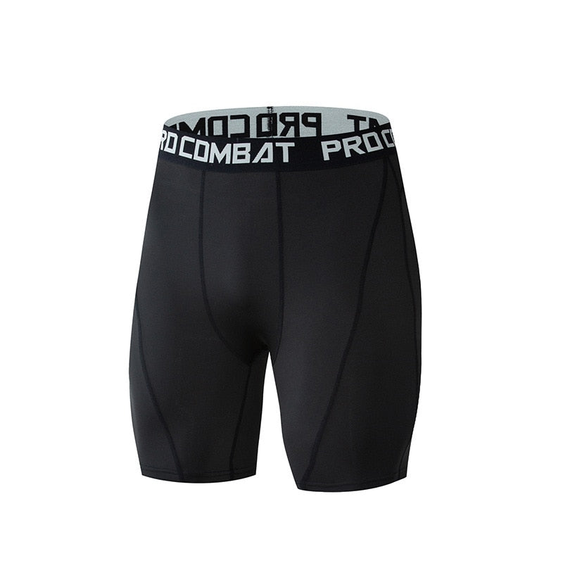 Comprar black-shorts Men Compression Tight Leggings for Running Sports and yoga. Quick Dry, sweat absorbent.