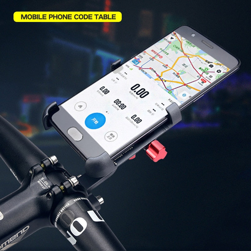 Promend 360 Rotatable Bike Mobile Phone Holder Aluminum Adjustable Bicycle Holder