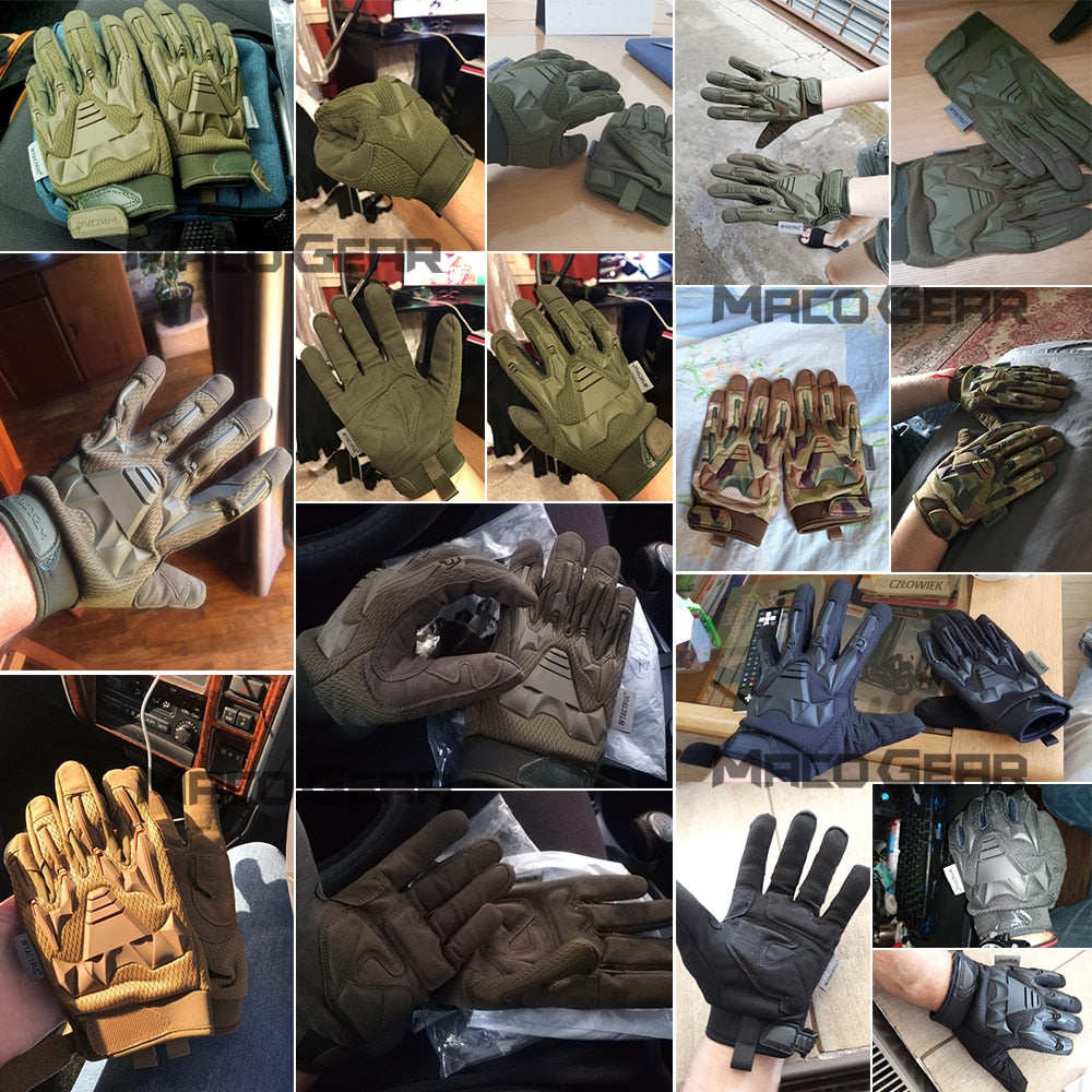 Military style gloves for Airsoft, Bicycle Outdoor, Paintball 